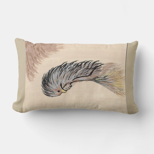 Kleines Vogelkopfkleid Lendenkissen (Vorderseite)