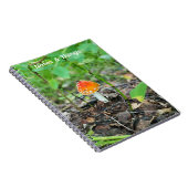 Kleines Waldpilz Notizbuch Notizblock (Rechte Seite)