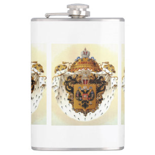Kleines Wappen des Russischen Kaiserreichs Flachmann