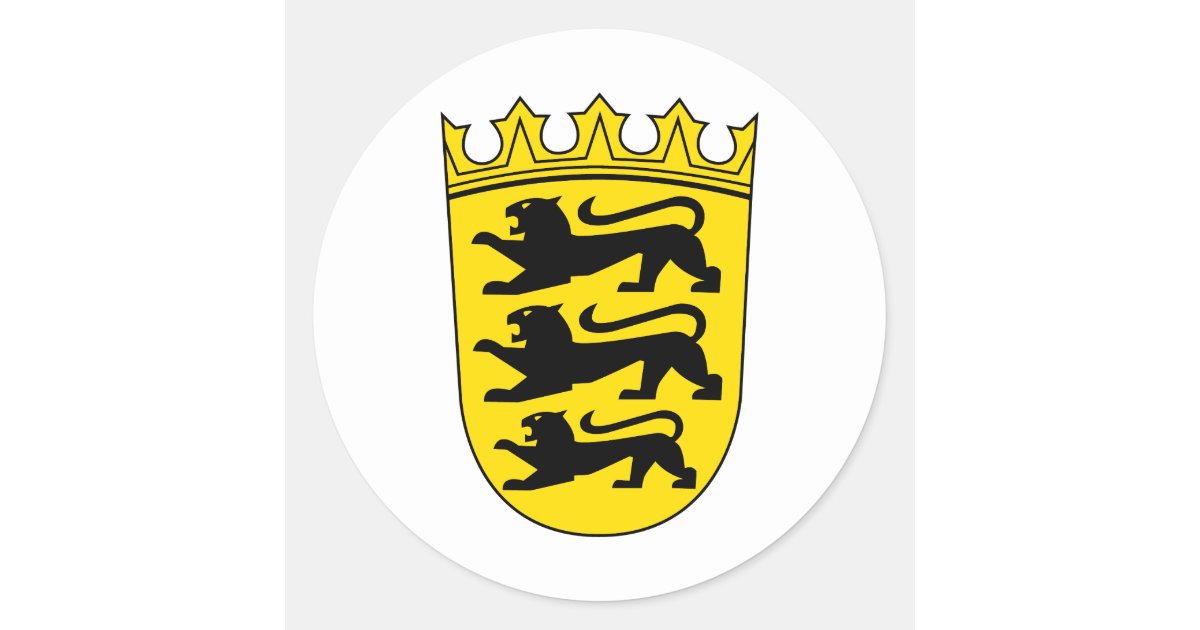 PLZ 7x Baden Wappen Aufkleber aussuchen Württemberg 4 Städte und Gemeinden