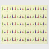 Kleines Weihnachtsbaumpapier Geschenkpapier (Flach)