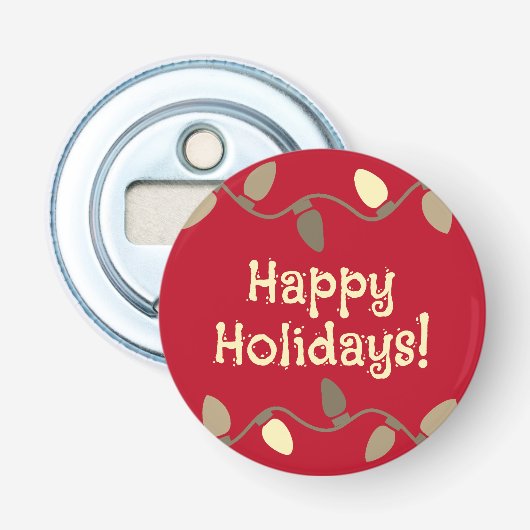 Kleines Weihnachtsgeschenk für Feiertage Flaschenöffner (Vorderseite)