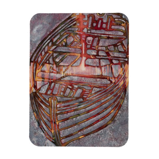 Kleines Weißboot 2007 Magnet (Vertikal)