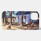 Kleines weißes Haus Karoo Südafrika Case-Mate iPhone Hülle (Rückseite (Horizontal))