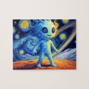 Kleines Weltraum Alien Puzzle, 8x10 Zoll, 110 Teil Puzzle