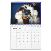 Kleines wildes Tier stellt Kalender 2012 gegenüber (Feb 2026)