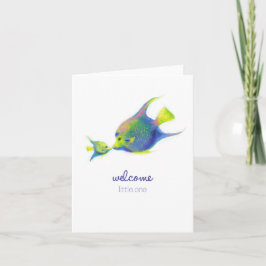 Kleines Willkommen Karte