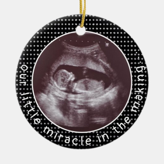 Kleines Wunder bei der Herstellung von Foto Ultras Keramik Ornament (Vorne)