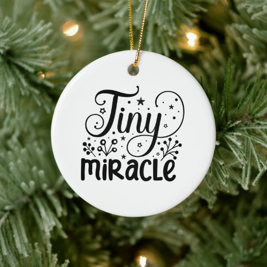 Kleines Wunder! Keramik Ornament (Baum)