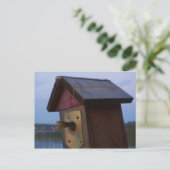 Kleinfische auf der Postkarte des Vogelhauses (Stehend Vorderseite)