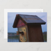 Kleinfische auf der Postkarte des Vogelhauses (Vorne/Hinten)