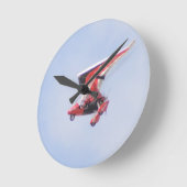 Kleinflugzeug Runde Wanduhr (Winkel)