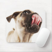 Kleinhundin mit Kurzem Muzzled-Gesicht Mousepad (Mit Mouse)