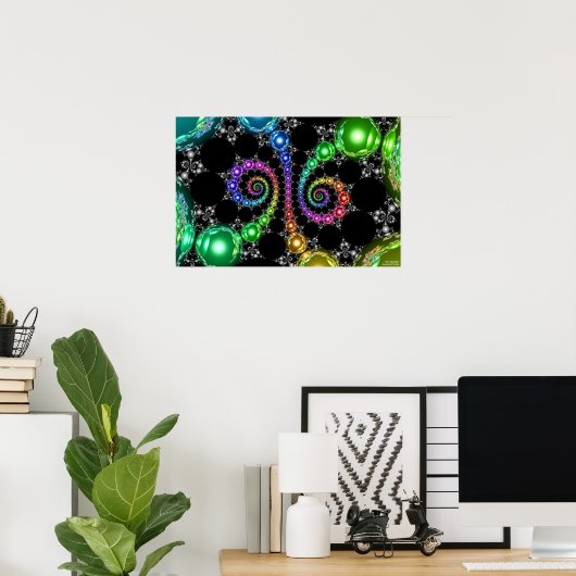 Kleinian Double 1/15 Cusp Group Poster (Heimbüro)