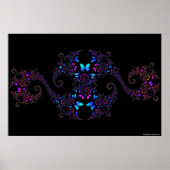 Kleinian Quasifuchsian Limit Set Poster (Vorne)