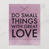 Kleiniges mit der Postkarte für hervorragende Lieb (Vorderseite)