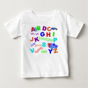 Kleinkind Alphabet - Jungen Version Baby T-shirt