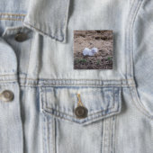 Kleinkind auf einem Gebiet Button (Beispiel)