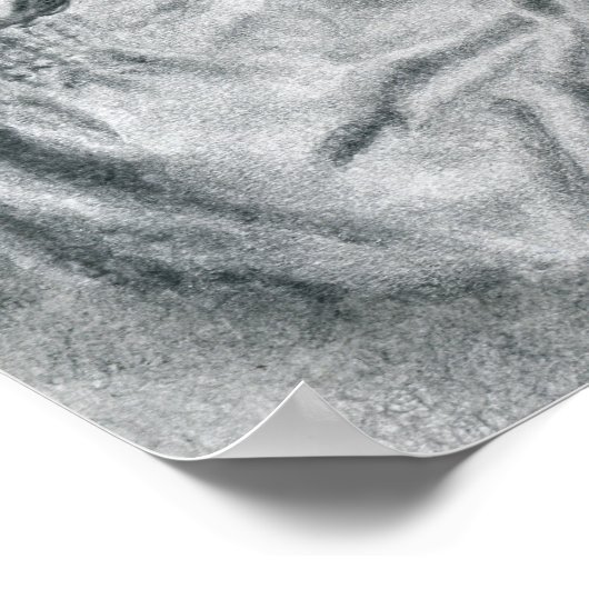 Kleinkind bei Piano Poster (Ecke)