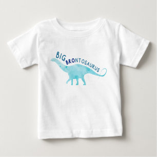 Kleinkind Big Brontosaurus Dinosaurier Bruder T -  Baby T-shirt