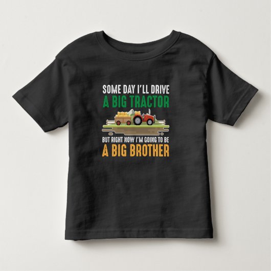 Kleinkind Big Brother Graphic Traktor Sibling Son Kleinkind T-shirt (Vorderseite)