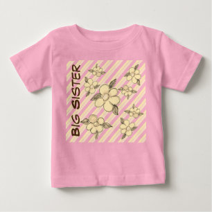 Kleinkind Big Sister Pink Extravagantes T-Shirt