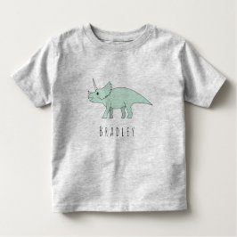 Kleinkind Boy Doodle Triceratops Dinosaurier mit N Kleinkind T-shirt