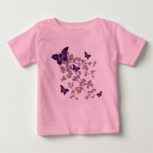 Kleinkind Butterfly T - Shirt (Vorderseite)