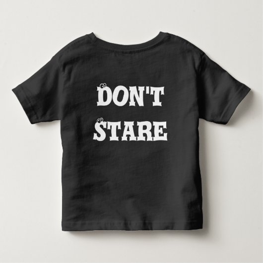 Kleinkind, cooles Haar - dunkle Farben Kleinkind T-shirt (Rückseite)