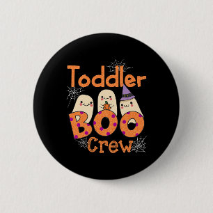 Kleinkind Daycare Boo Crew Niedlich Halloween Kost Button