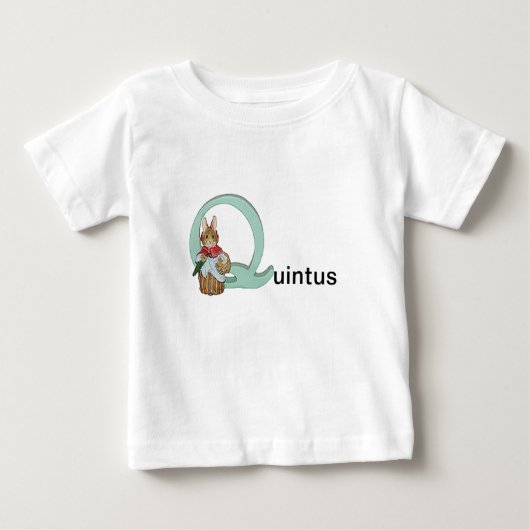 Kleinkind des Beatrix-Töpfer-Buchstabe-Q oder Baby T-shirt (Vorderseite)