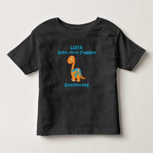 Kleinkind Dino-mite Cuddles T - Shirt (Vorderseite)