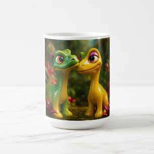 Kleinkind-Dino-Spielfiguren Kaffeetasse
