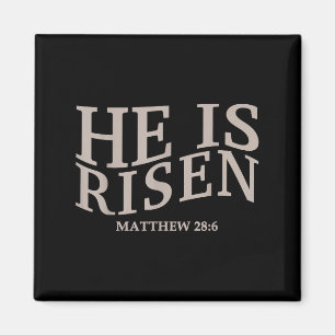 Kleinkind Er ist Christlich Ostern Gott Schwester Magnet