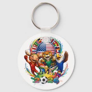 Kleinkind FIFA 2026 T-Shirt Schlüsselanhänger