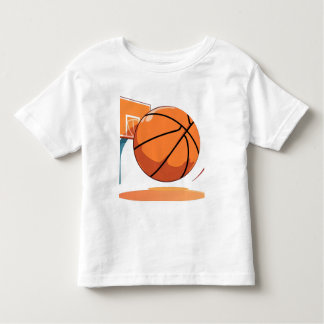 Kleinkind Fine Jersey T - Shirt - Big Basketball