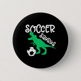 Kleinkind Fußball Dinosaurier Für Jungen Und Mädch Button