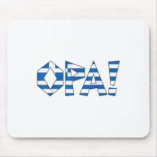 Kleinkind Griechenland-Shirt griechische Flagge Fu Mousepad
