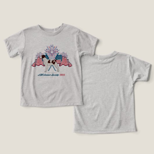 Kleinkind im Shirt (Design Vorderseite & Rückseite)