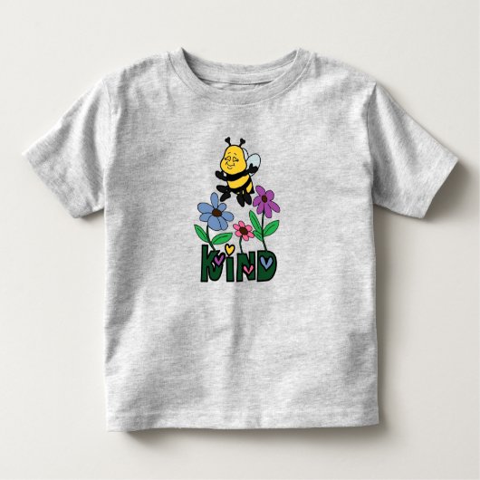 Kleinkind-Jersey-T - Shirt - Bienen-Art (Vorderseite)