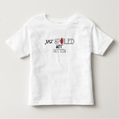 Kleinkind Jersey T - Shirt "Spoiled not Rotten"/Ro (Vorderseite)