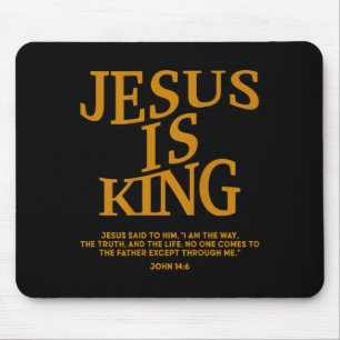 Kleinkind Jesus ist König Christlicher Gott Sohn Mousepad