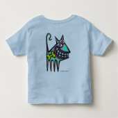 Kleinkind-Katze/Hund Kleinkind T-shirt (Rückseite)