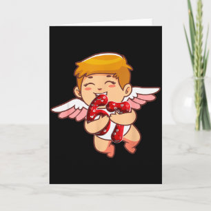 Kleinkind Kinder 6 7 Meme Six Seven Cupid Valentin Karte