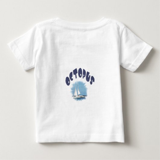 Kleinkind-Krake Baby T-shirt (Rückseite)