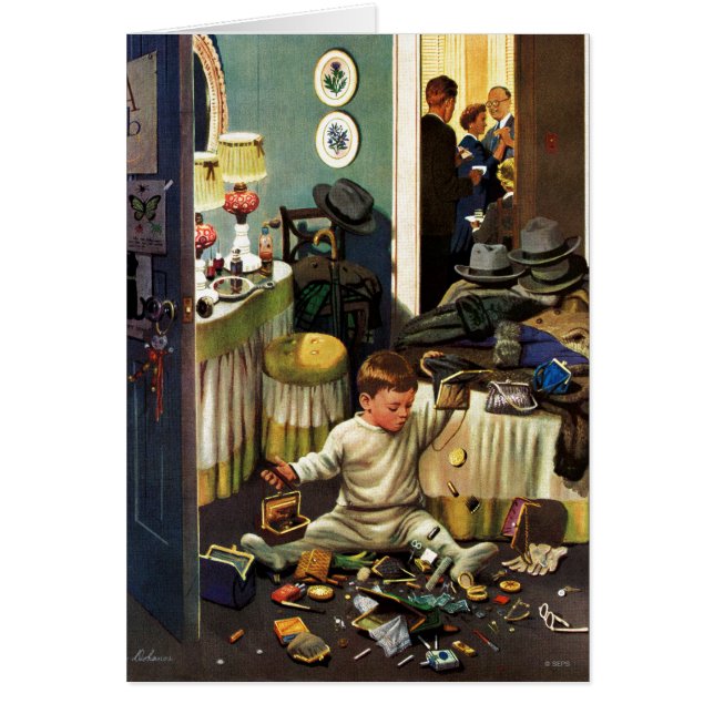 Kleinkind leert Geldbeutel (Vorne)