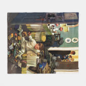 Kleinkind leert Geldbeutel Fleecedecke (Vorderseite (Horizontal))