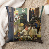 Kleinkind leert Geldbeutel Kissen (Decke)