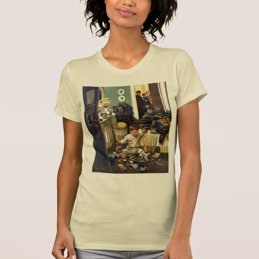 Kleinkind leert Geldbeutel T-Shirt (Vorderseite)