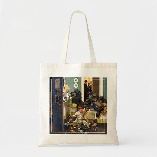 Kleinkind leert Geldbeutel Tragetasche (Vorne)